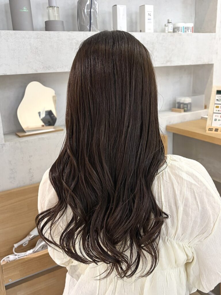 ブリーチなしベージュカラー