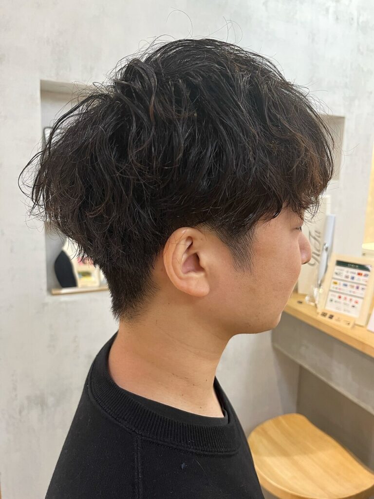 くしゃっとゆるふわスパイラルパーマ