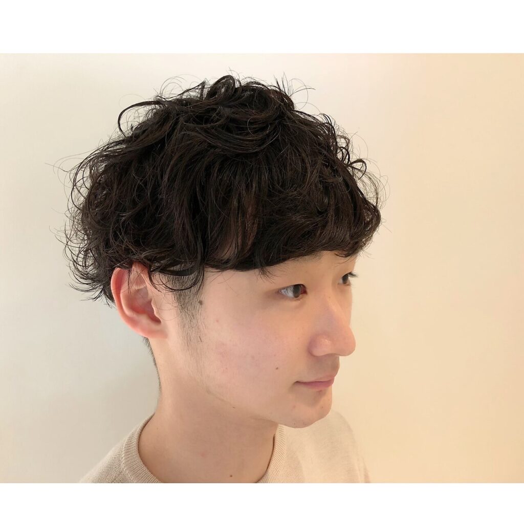 メンズのパーママッシュショート